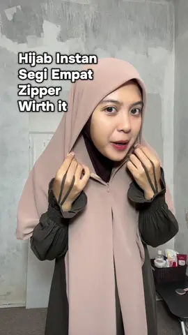 Cobain Hijab instan segi empat zipper cocok buat yang gak mau ribet tapi pengen cantik #hijabinstan #hijabzipper #hijabsegiempat #hijabzipperresleting