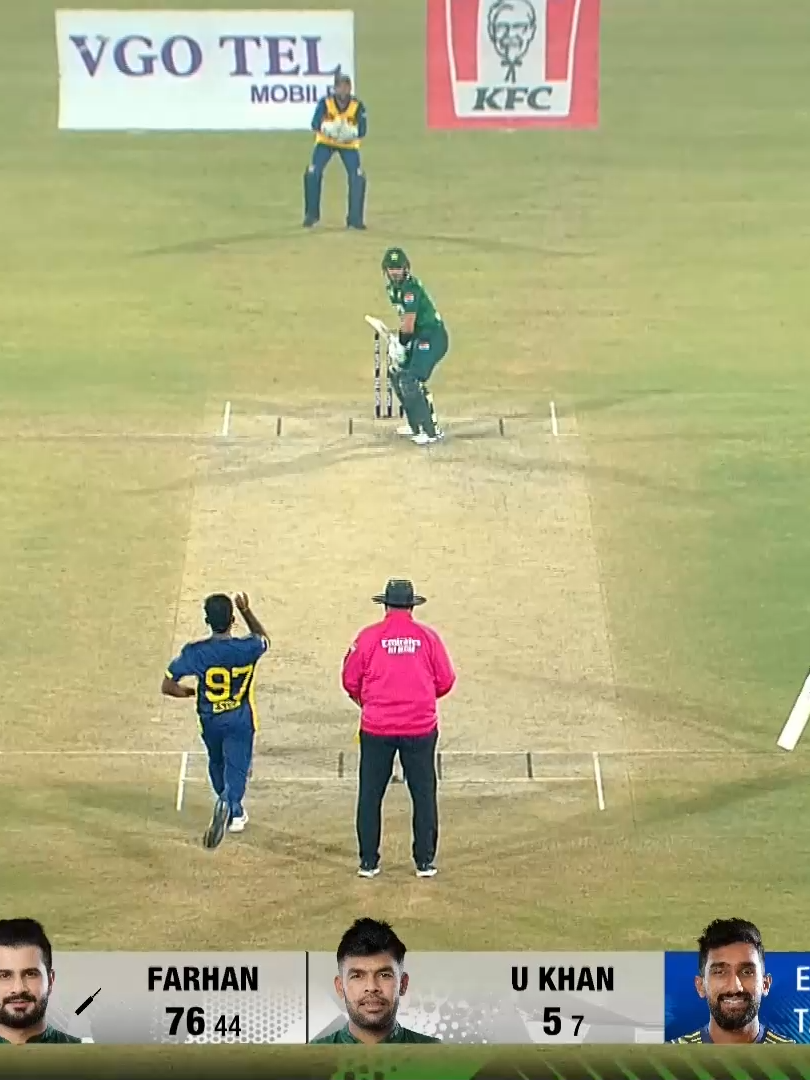 Farhan Seals the Game with a Classy Four! | Pakistan vs Sri Lanka | Match 03 | Tri Nation Series | PCB | M2T1U   #CricketKiJeet | #PAKvSL #SportsOnTikTok