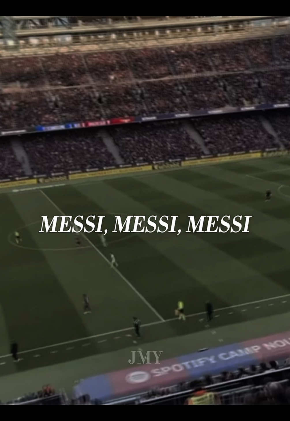 Messi chants in the 10th minute in the new Camp Nou. 💙❤️🇦🇷 #messi #chants #newcampnou #fcbarcelona #barca 