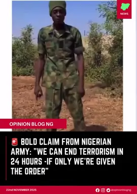 In a stunning assertion that's sparking debate across Nigeria, an army officer declares the military could crush the Boko Haram insurgency overnight with full authorisation. Critics question the feasibility amid years of conflict. #NigeriaSecurity #EndTerrorism