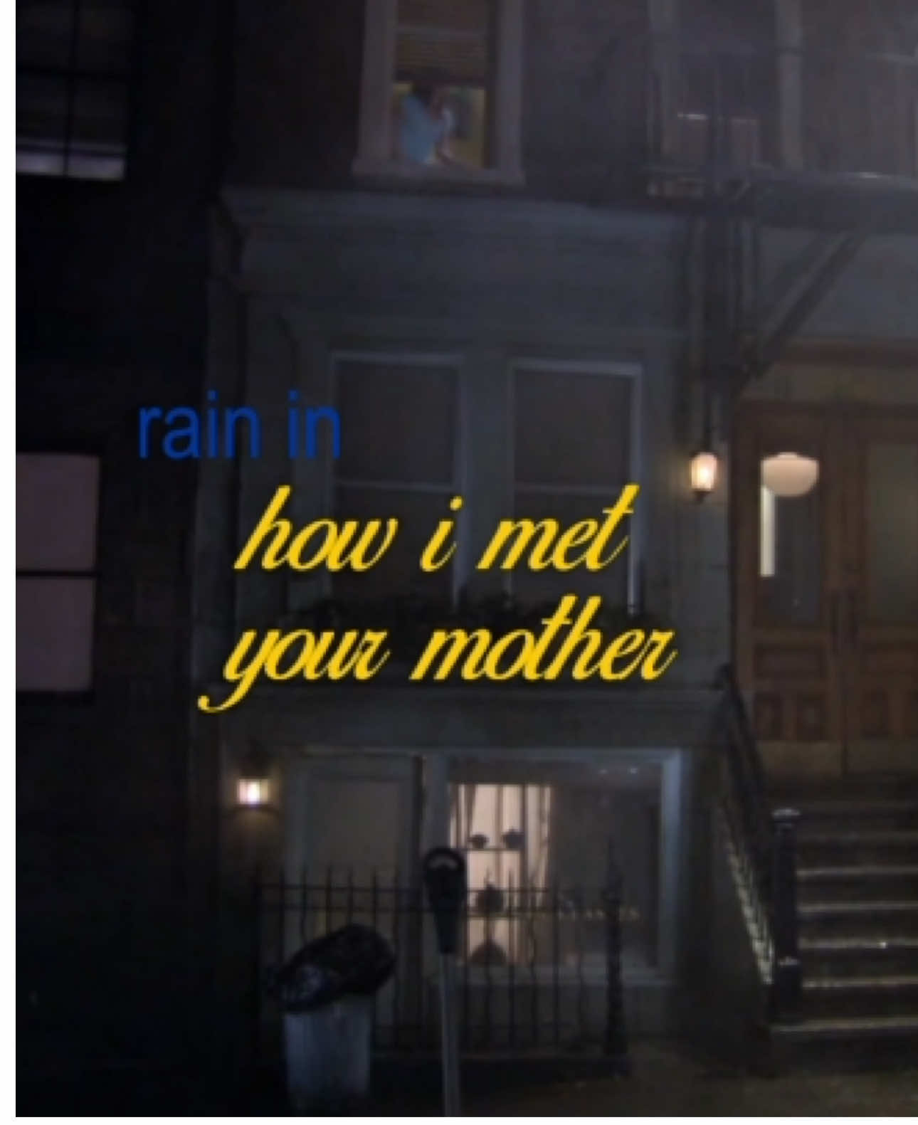 i love the emotional rain scenes sm omg 🥹  #howimetyourmother #himymedit #howimetyourmotheredit #rainscenes 