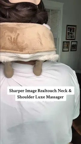 Sharper Image Realtouch Neck & Shoulder Luxe Massager @QVC, Inc partner #massager #neckmassager  #tiktokshopblackfriday #SuperBrandDayBFCM #QVCSuperBrandDay   