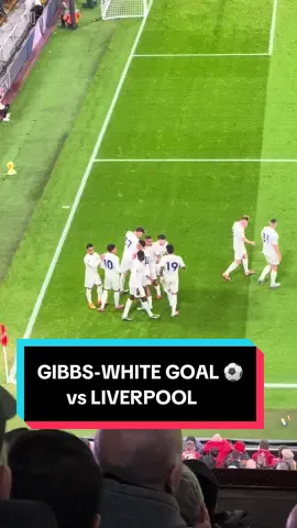 Gibbs-White’s goal against Liverpool, 0-3 @Nottingham Forest #Anfield #NottinghamForest #PremierLeague #Liverpool #SlotIN