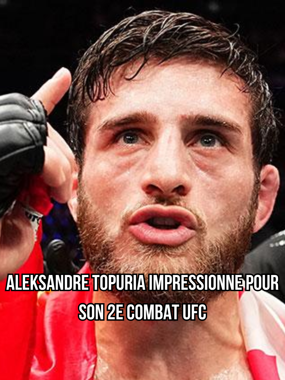 Aleksandre Topuria impressionne pour son 2e combat UFC #mma #UFC #ufcqatar #topuria #aleksandretopuria