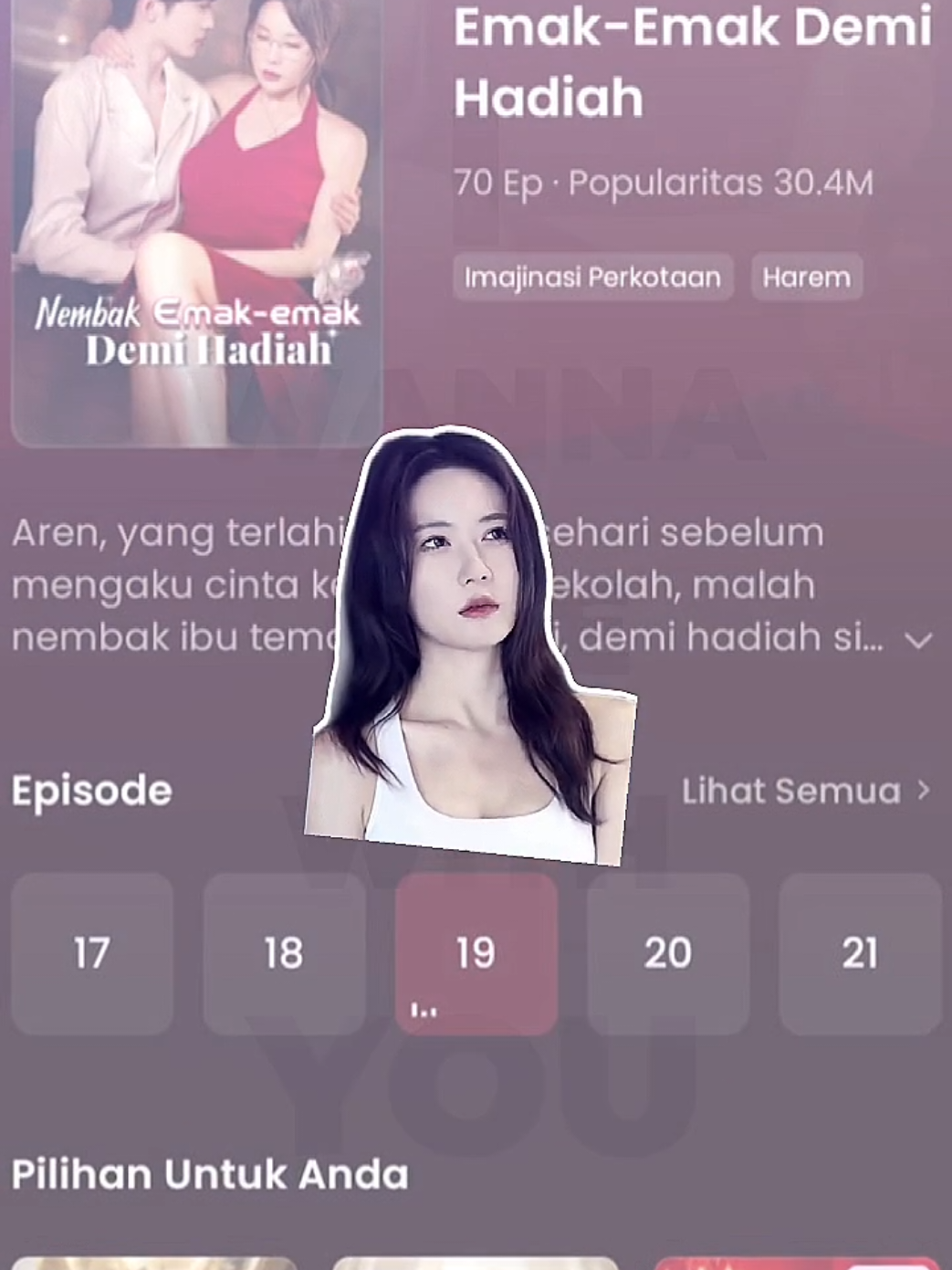 saat tiktok heboh debat antara lesti dan karin, ak mah tetep tante yanti😋 #dracin #fyp 