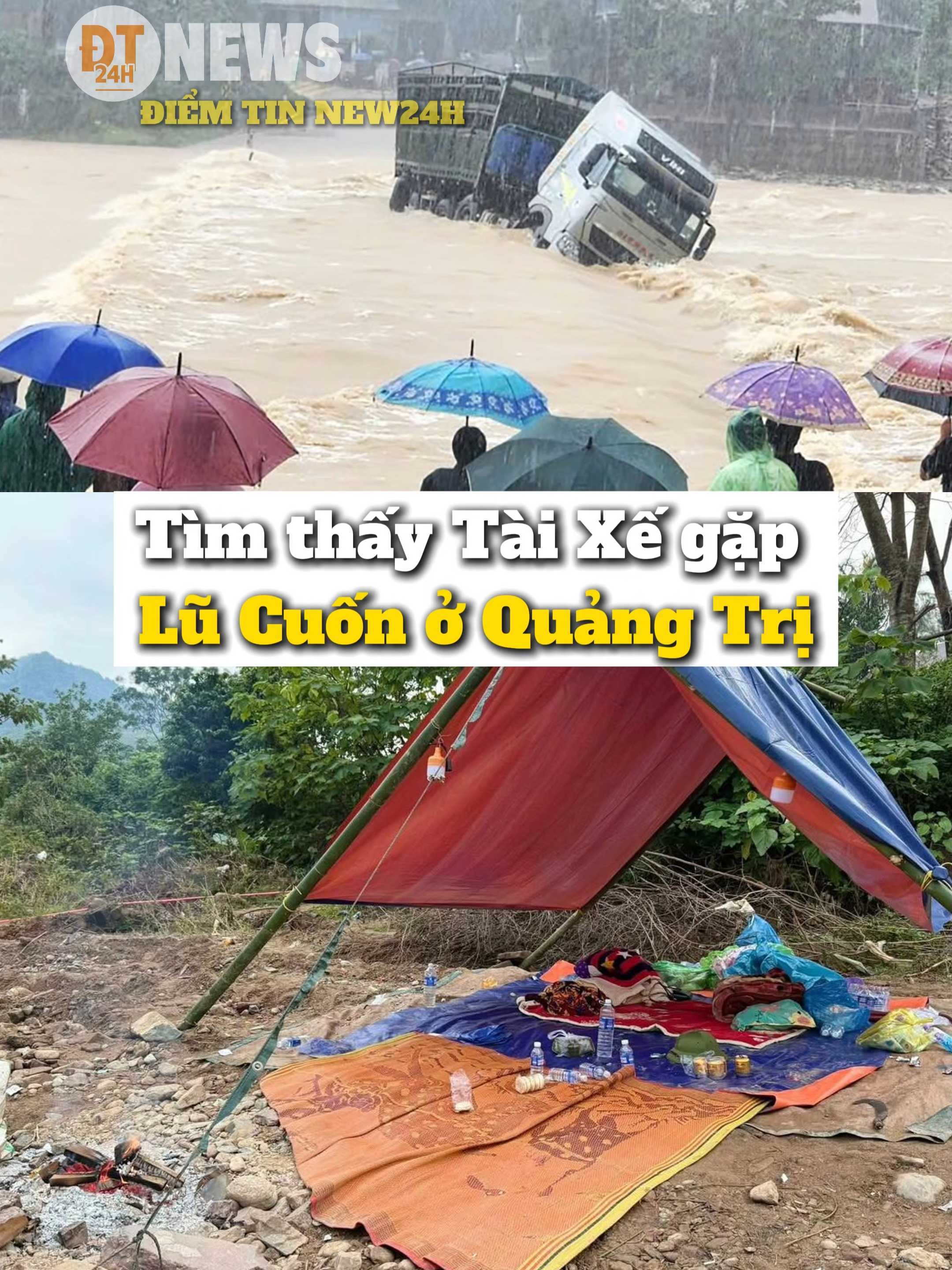 Tìm thấy Tài Xế lái container ở Quảng Trị #diemtinnew24h #tiktoknews #mualu #tintuc #quangtri