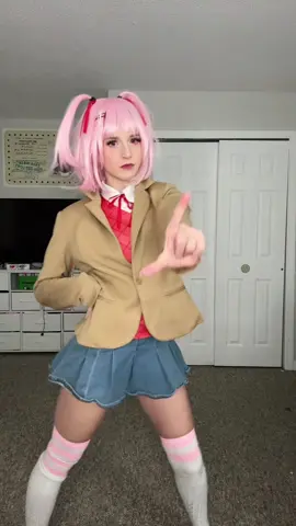 pretty clean backflip lowkey #ddlc #dance #viral #comment #natsuki 