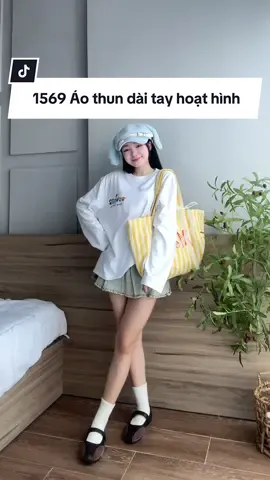 Áo thun dài tay hoạt hình @umeesigon #reviewquanao #mixandmatch #outfitideas #aothun #aodaitay 