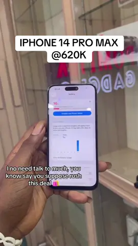 📱 OPEN BOX IPHONE 14 PRO MAX || 256GB STORAGE || BATTERY HEALTH: 79% 🔋 || FACE ID ✅ || TRUE TONE ✅ || SELL @535K 🏷️ 🗺️ LOCATION: GARRISON PORT HARCOURT 🚚 DELIVERY: FAST & SAFE NATION WIDE DELIVERY #iPhone14ProMax #256GB #OpenBoxDeal #NaijaTechDeals #PortHarcourtTech @Gadget Domain @0bilo @FRESHGAWD🕷️ @Power Tech Hub @DAVE'S GADGET_PH @Blacky 3 @TO BECOME DRE 