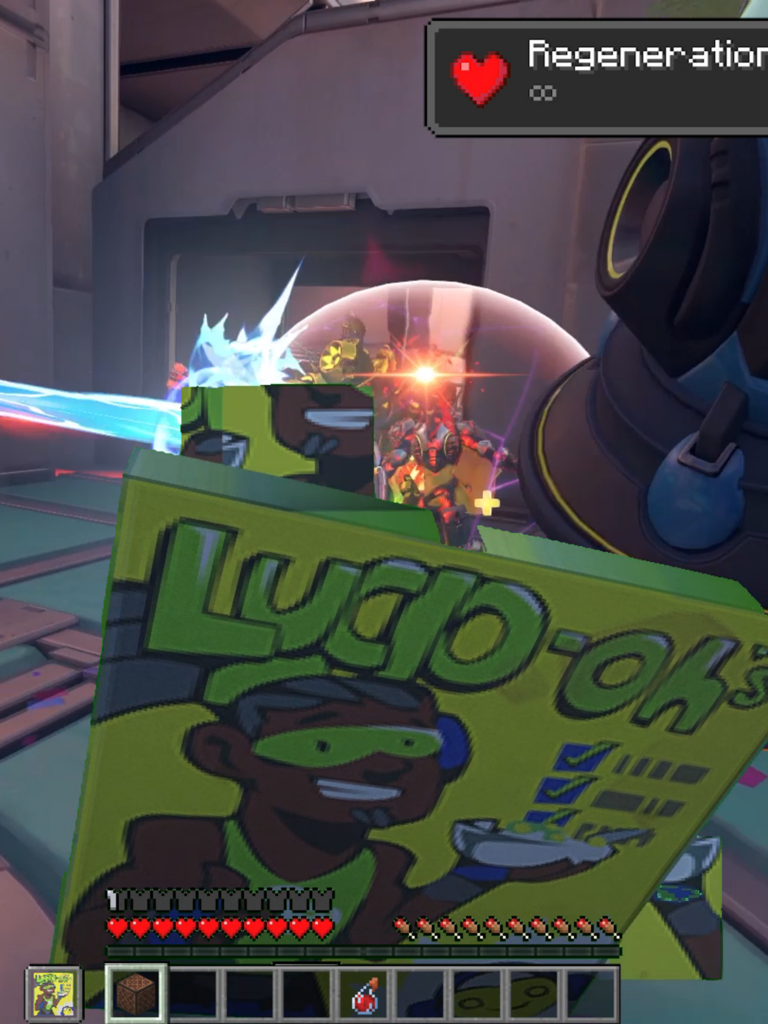 lucio minecraft tech #Minecraft #edit #overwatch