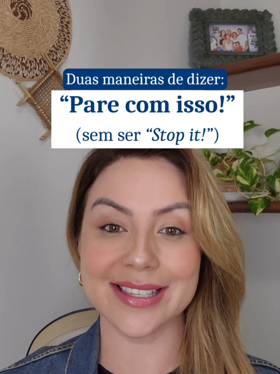 Duas expressões perfeitas para quando alguém tá enchendo o saco: 👉 Knock it off! 👉 Cut it out! Salva aí pra usar depois! 😉