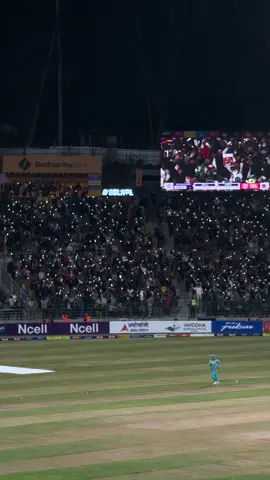 Flashlights show at TU International Cricket Stadium Kathmandu Gorkhas vs Biratnagar Kings  #npl #cricket #nepal #nepalpremierleague #kathmandu 
