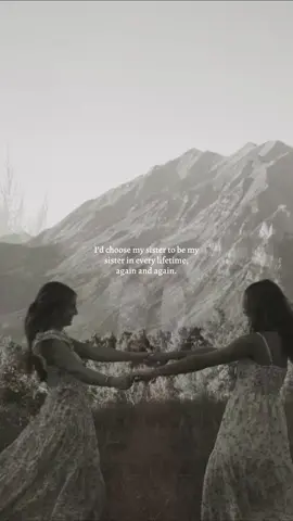 Send this to your sister. 🤍 I am forever grateful for my sister. ♾️ #sisters #sisterhood #mysister #sisterlove #sisterpoetry 