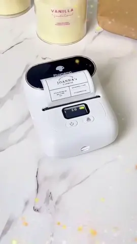 Mini impressora de etiquetas portátil 🖨️ link nos comentários 👇
