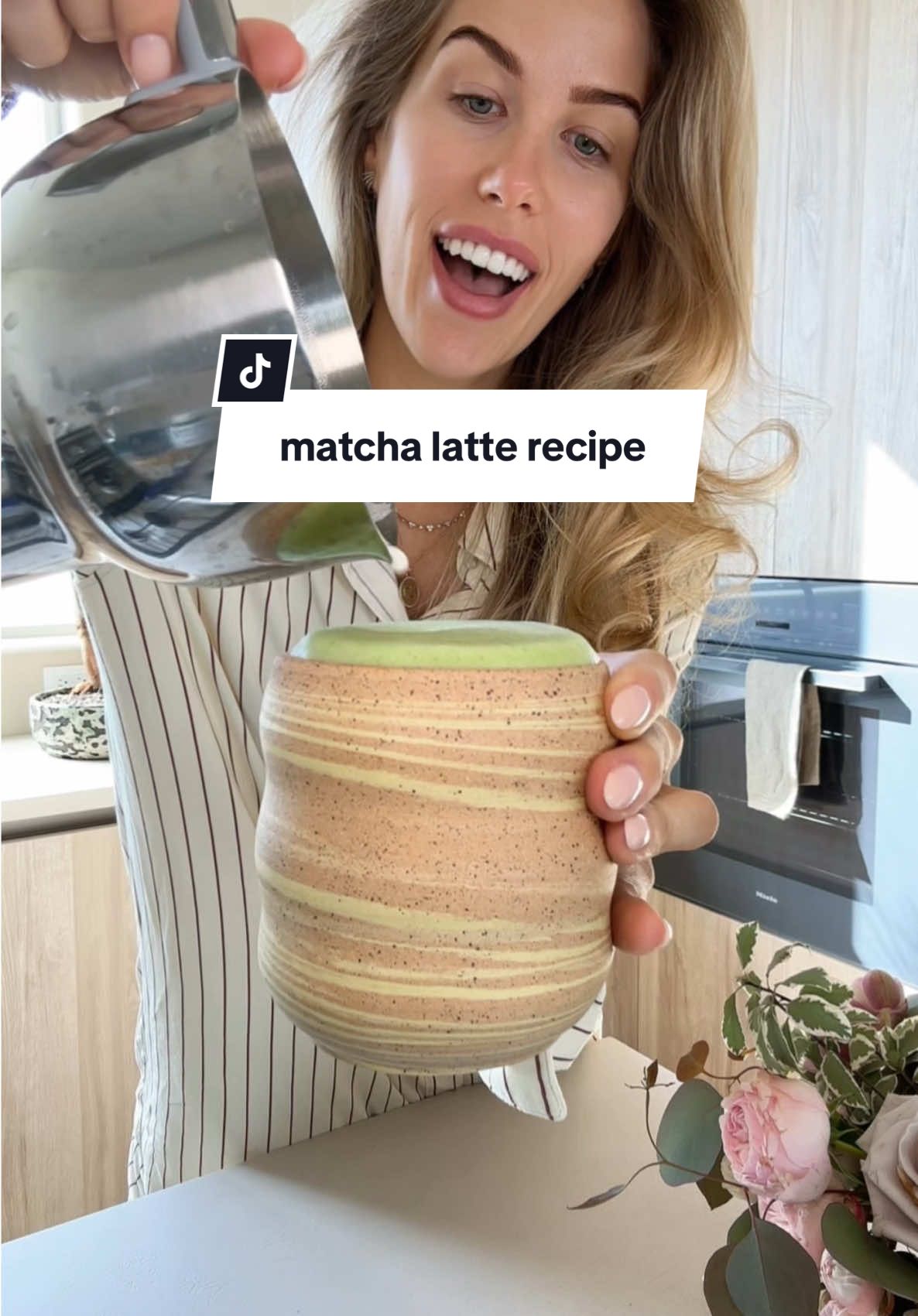 save your $, you can make better matcha at home 🤎🍵 here’s how… and it couldn’t be EASIER #matcha #matchalatte #matchalattetutorial  Ingredients 1/2-1 tsp matcha, depending on how strong you’d like it 1 cup of your favorite milk (I use homemade almond) 1 scoop collagen optional: sweetener of choice (I like honey, maple or agave!) Filtered water Instructions 1. In a small bowl, sift your matcha to avoid clumps through a small sifter. Add a small amount of warm, filtered water (I use a few tbsp of water). Using a whisk, whisk the matcha and water together until it’s frothy and free of clumps. 2. Heat your milk in a frother, saucepan or microwave. Add collagen or sweetener if desired. 3. Pour the whisked matcha into a mug and finish with the warmed milk. Enjoy!