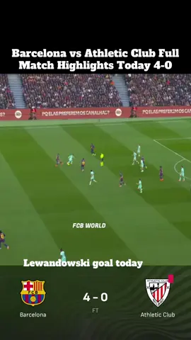 Barcelona vs Athletic Club full match highlights today #lewandowski #barcelona #creatorrewardsprogram #lamineyalmal #ferrantorres 