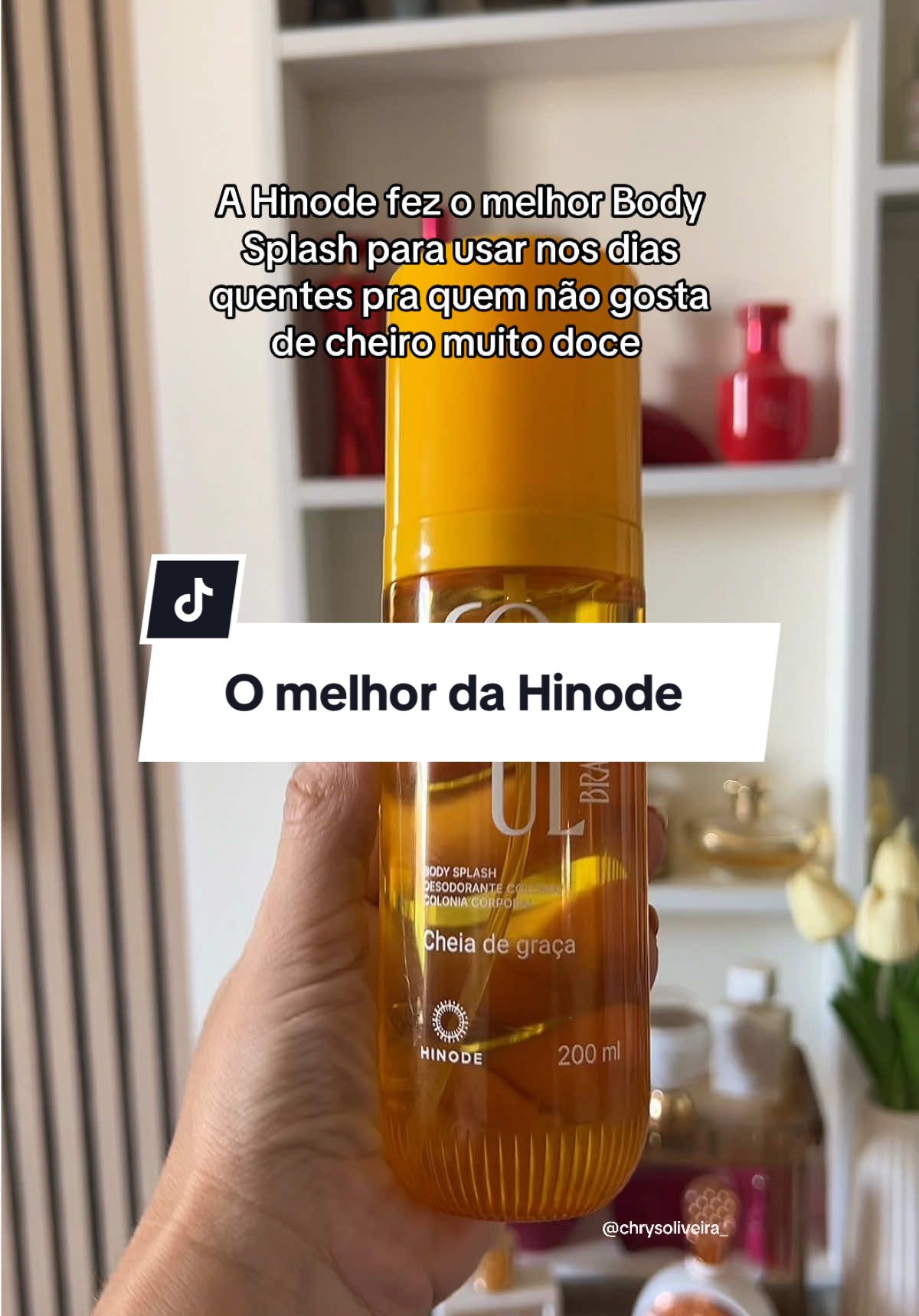 O melhor body splash da Hinode #hinode #bodysplash #perfumetok 