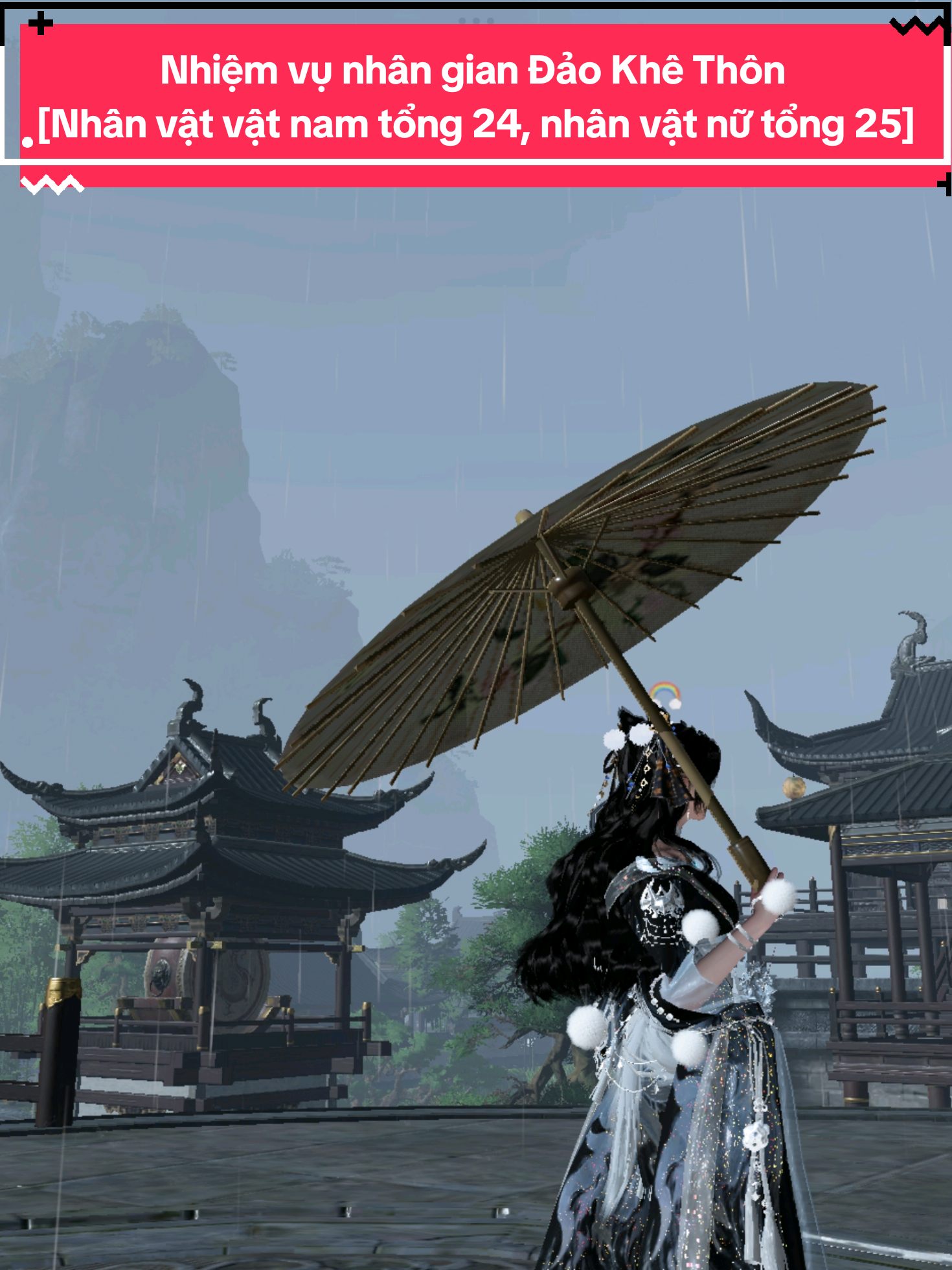 Nhiệm vụ nhân gian Đào Khê Thôn 🥰 (Nhân vật nam có tổng 24, nhân vật nữ có tổng 25) #nghichthuyhan #nghichthuyhanmobile #nghichthuyhanmobilevn #xuhuong #viral 