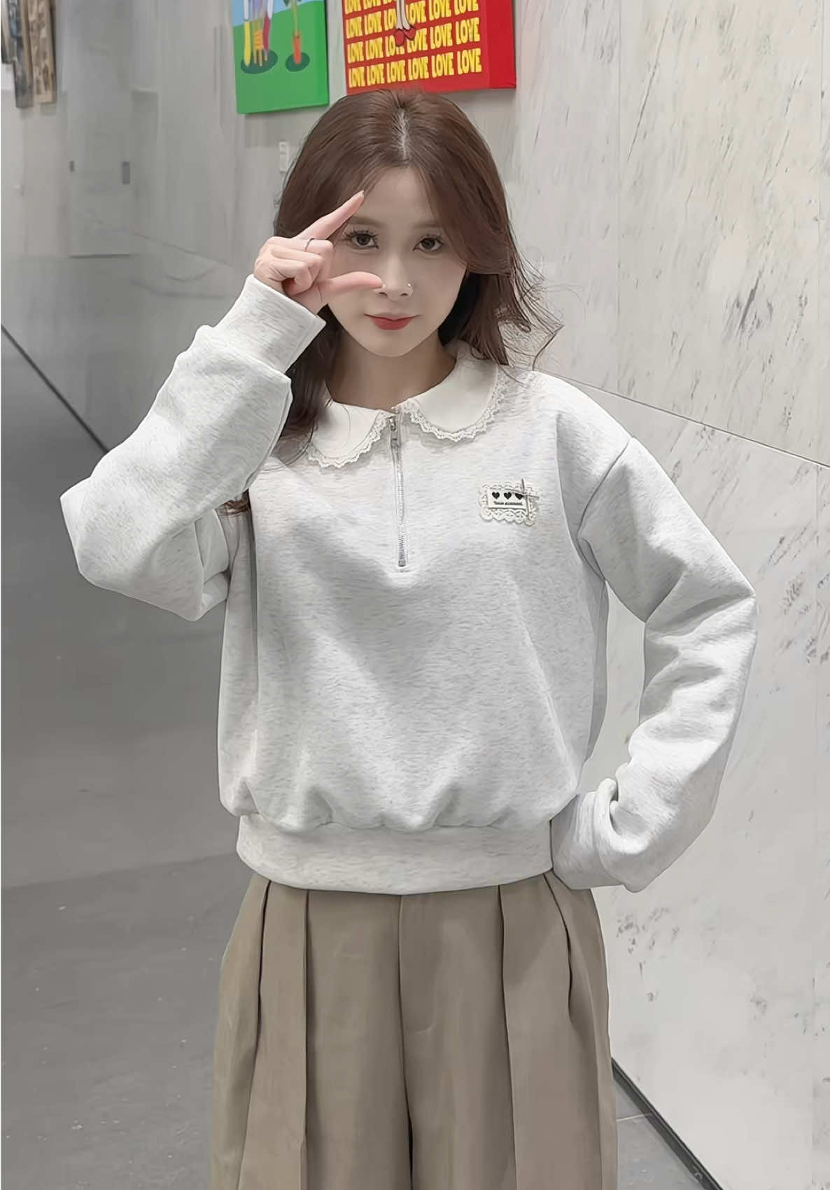 Mã này màu nào cũng xinh thật á 😍 #TIMO #thoitrangnu #áonỉ #sweater #thudong 