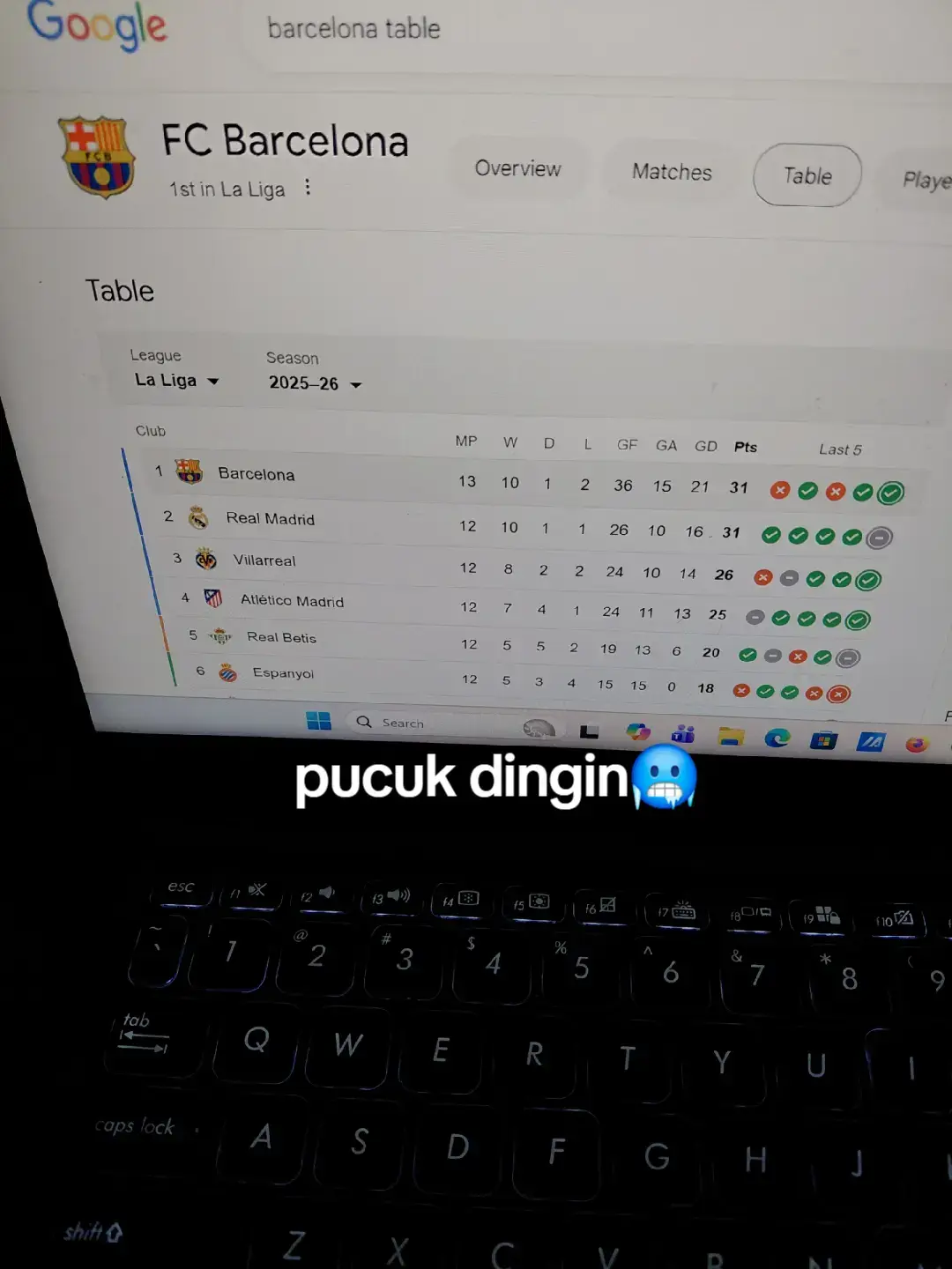 iya tau beda 1 match  barcelonavsbilbao #fypppl#lewatberanda#laliga#foryoupage#barcelona 