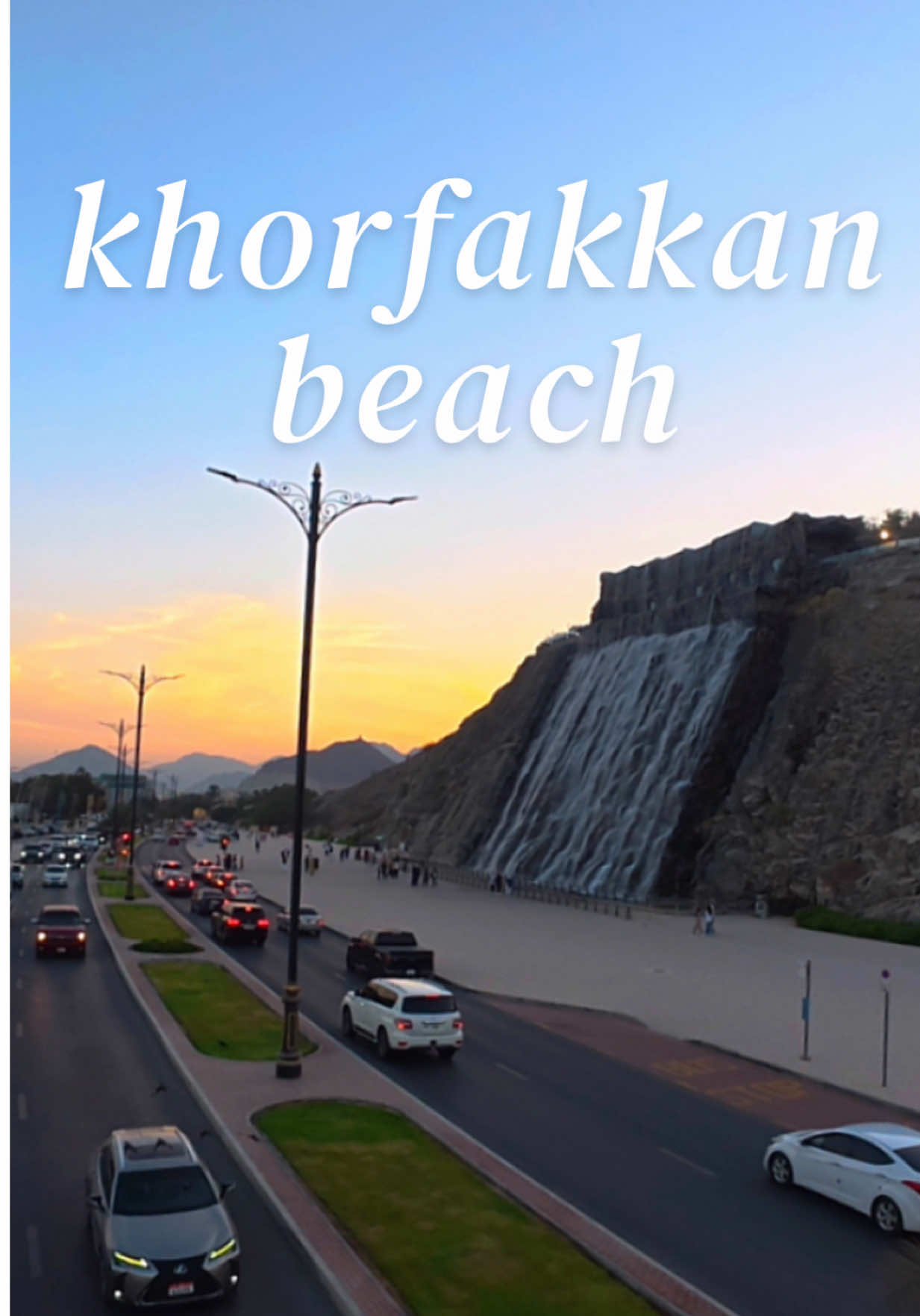 🪂Khorfakkan Beach ….                                       #pyf #pyfツ #pypシ  #khorfakkan #خورفكان 