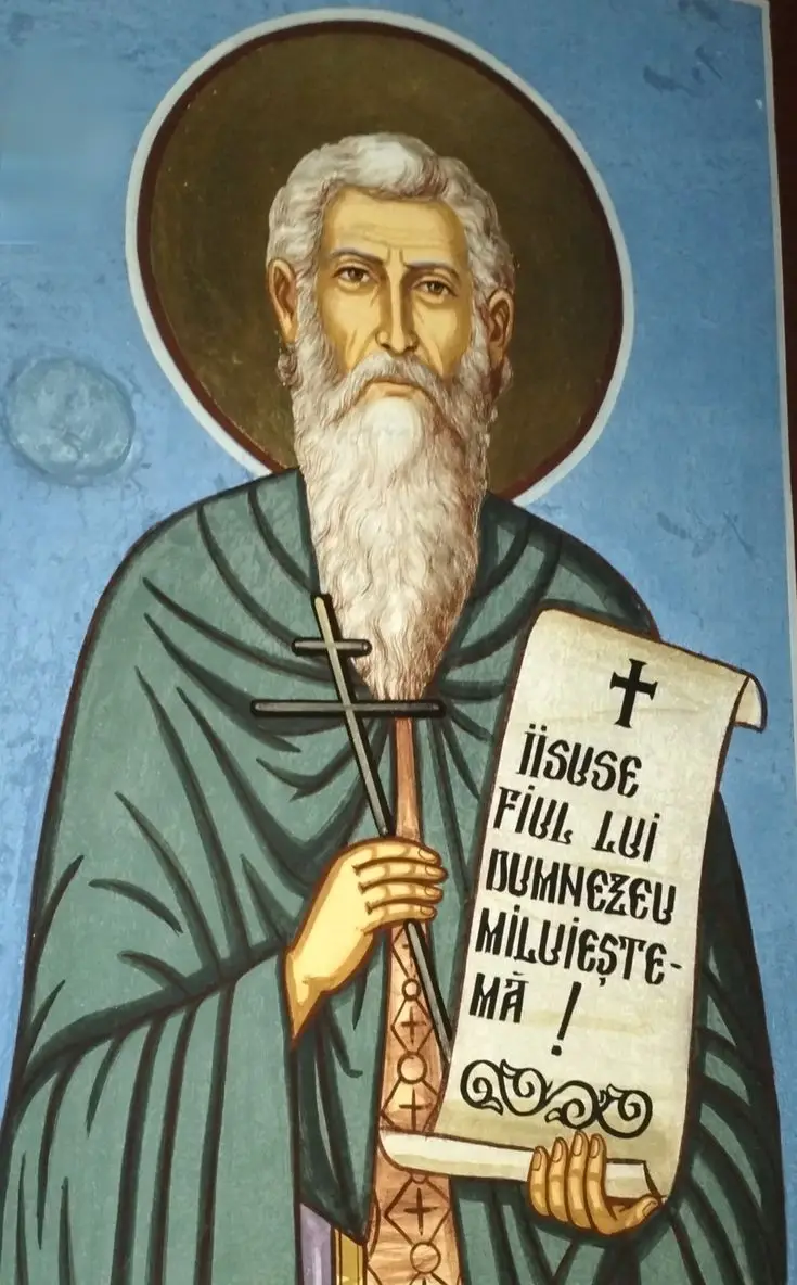 Duminica a 26-a după Rusalii (Pilda bogatului căruia i-a rodit țarina); +) Sf. Cuv. Antonie de la Iezerul Vâlcii; Sf. Ier. Antonie al Iconiei și Grigorie al Acragandelor Acest fericit părinte Antonie era de neam român şi a trăit pe vremea binecredinciosului voievod Matei Basarab şi a voievodului martir Sfântul Constantin Brîncoveanu. A crescut în dreapta credinţă mergând de mic la Sfânta Biserică, unde îşi găsea desfătarea sufletească. Înaintând cu vârsta a ajuns preot, spre slava lui Dumnezeu şi bucuria duhovnicească a părinţilor săi. Lăsând desfătarea lumii acesteia, a îmbrăţişat viaţa monahicească în prea frumoasă pustie de la Schitul Iezeru, în ţinutul Vâlcii. Aici Cuviosul Antonie s-a arătat dintru început foarte sârguincios la toată osteneala şi asprimea vieţii mănăstireşti. Atât de mare era nevoinţa sa, încât celorlalţi vieţuitori din chinovie li se părea că fericitul Antonie ar fi în trup duhovnicesc. Dorind să sporească nevoinţele sale, cu blagoslovenia egumenului mănăstirii a mers la episcopul locului, Ilarion, să-i ceară binecuvântarea să plece în Muntele Athos. Episcopul cunoscându-l că este monah îmbunătăţit şi poate fi multora de folos aici, a stăruit ca el să rămână în ţară. Deci, întorcându-se Cuviosul la Schitul Iezeru şi văzând că Biserica se ruinează, s-a umplut de râvnă şi, cu ajutorul lui Dumnezeu, al episcopului Ilarion şi cu agoniseala lui a reînnoit sfântul locaş. După multe nevoinţe, Cuviosul Antonie s-a aprins de dorul pustniciei, pentru care fapt, cu binecuvântarea egumenului său a ieşit din schit şi cercetând mai îndeaproape pustia, a găsit o peşteră mică într-o stâncă. Acolo, singur a săpat o bisericuţă în care s-a rugat neîncetat ziua şi noaptea. Urâtorul de oameni, diavolul însă, i-a adus multe ispite şi supărări, dar pe toate le-a biruit cu darul lui Dumnezeu, cu rugăciunea şi neîncetata lucrare. Cine poate să spună privegherile Cuviosului de toată noaptea, postirile şi plecăciunile genunchilor săi? Cuviosul Antonie era mic de stat şi gârbov de bătrâneţe, barbă deasă, scurtă şi destul de albă, vesel la căutătură, obrazul frumos, puţin iute din fire şi lesne iertător. Îmbrăcămintea sa era simplă şi numai cele de trebuinţă purta. Pentru înfrânarea trupului purta un brâu din lanţuri de fier împrejurul său, iar hrana sa o lua abia la al nouălea ceas şi atunci numai pâine uscată şi apă, dar acelea cu măsură. Vin şi băutură ameţitoare nu a gustat niciodată. Pe pat nu dormea, ci numai pentru osteneală stătea rezemat de nişte pietre. Lacrimile nu-i lipseau din ochi niciodată la rugăciune. Cu harul lui Dumnezeu, Cuviosul cunoscând că trecerea din lumea aceasta îi este aproape, a chemat pe ucenicul său Nicolae, cu patruzeci de zile mai înainte şi i-a spus în taină: „Sîrşitul mi s-a apropiat. După ieşirea sufletului, să te nevoieşti să pui trupul meu în gropniţa pe care eu am săpat-o aici în piatră”.