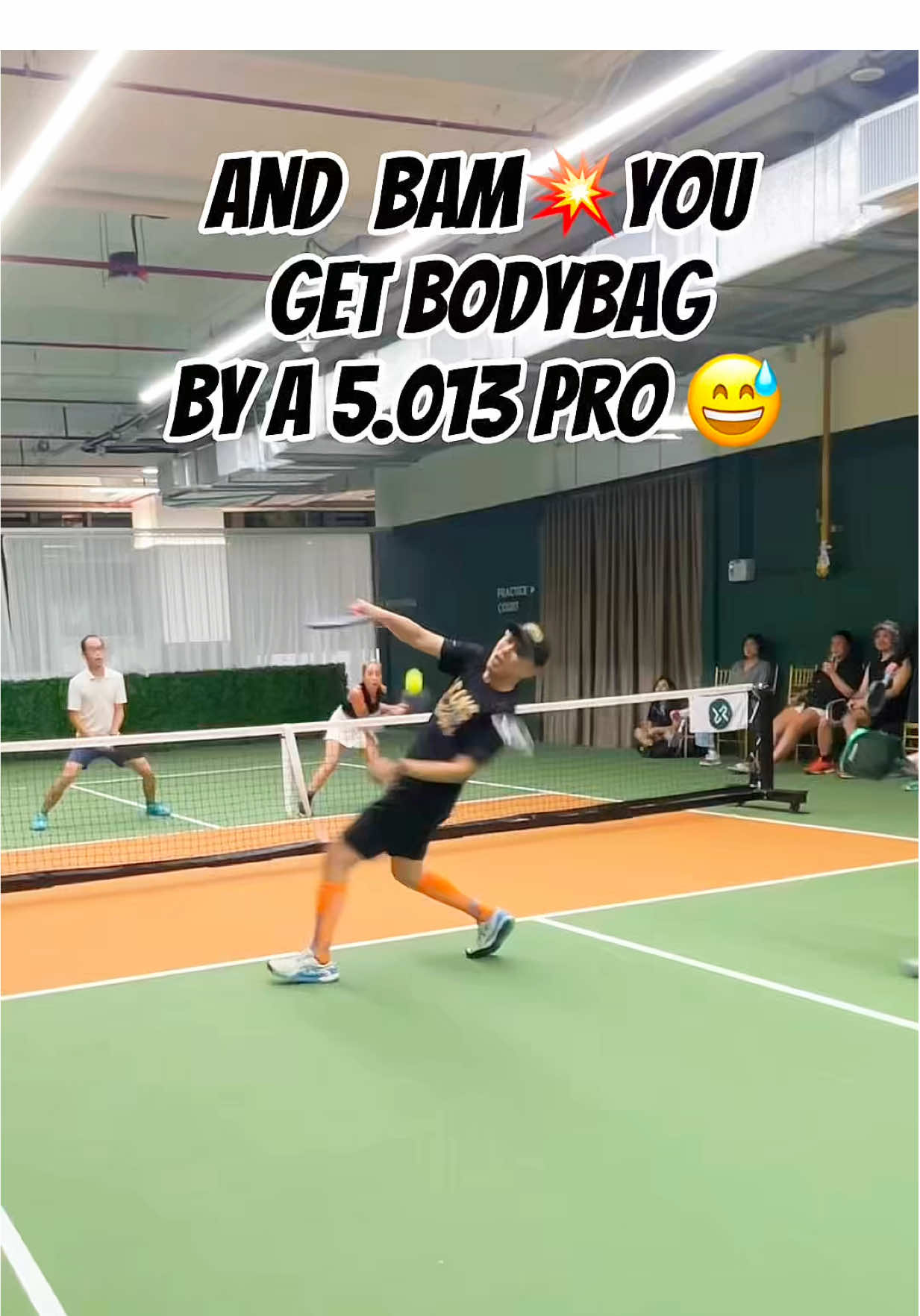 This is for the “it’s only a wiffle ball’ crowd. 🙂‍↕️ (via: @KIDCHAN) #pickleball #pickleballtiktok #pickleballhighlights #pickleballplayers #pickleballaddict 