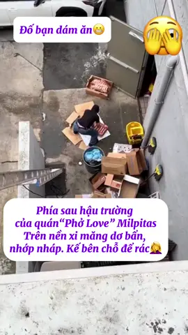 Chế biến thịt trên nền xi măng dơ bẩn, kế bên đống rác - Một tiệm phở ở Milpitas tạm thời bị đóng cửa🤦‍♀️ #ttucnguyenlife #trucnguyenrealtor #muabannhanamcali #nguoivietcali #cuocsongmy