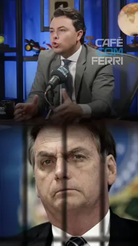 Bolsonaro preso! . @Café com Ferri @Café com Ferri | Podcast  . #bolsonaro #clipfyleague #clipfyferri #cafécomferri 