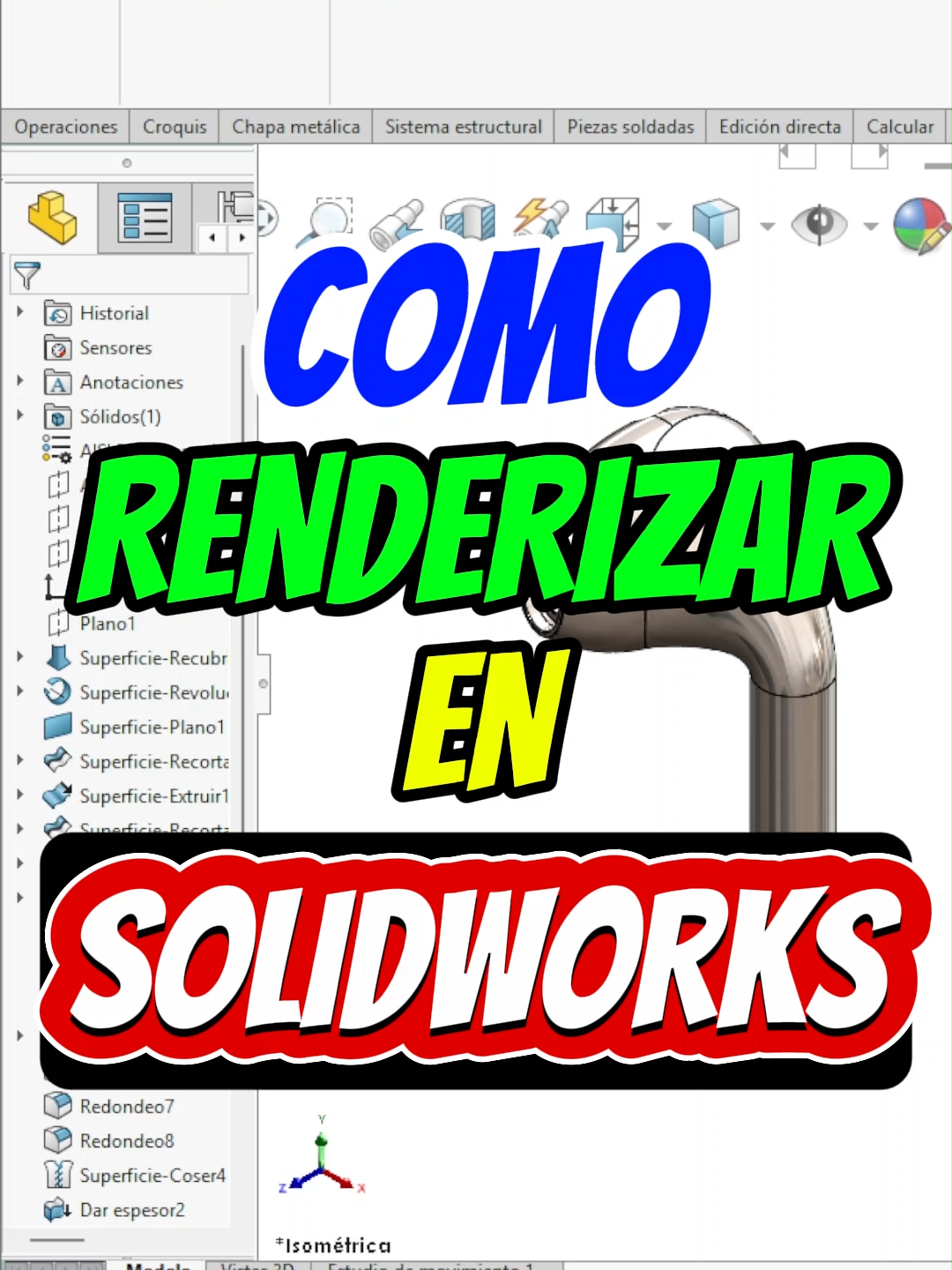 ¿Quieres que tus modelos se vean profesionales, realistas y listos para impresionar… pero cuando intentas renderizar en SolidWorks, nada sale como esperabas? Ese es uno de los dolores más comunes para quienes están empezando. Los principiantes suelen enfrentar esto: ❌ El modelo se ve plano, sin sombras y sin profundidad. ❌ Los materiales no se reflejan bien o se ven “plásticos”. ❌ La iluminación es muy fuerte o muy oscura. ❌ La escena no se ve realista y parece un simple screenshot. ❌ No saben cómo configurar PhotoView 360 o Visualize. ❌ El render toma demasiado tiempo… y el resultado no vale la pena. Pero aquí viene la clave: ➡️ Renderizar no se trata de suerte, sino de controlar tres cosas: materiales, iluminación y escena. Cuando aprendes lo básico de la renderización en SolidWorks: ✨ Tus piezas obtienen un acabado profesional. ✨ Puedes mostrar tus diseños como se verían en la vida real. ✨ Los materiales (metal, plástico, vidrio, goma) se ven totalmente creíbles. ✨ Tu diseño gana impacto visual, ideal para clientes, proyectos o portafolio. ✨ Entiendes las configuraciones que realmente importan y cuáles evitar. ✨ Tus presentaciones se transforman y generan confianza inmediata. El cambio es gigantesco: Pasas de mostrar simples capturas de pantalla… a presentar renders profesionales dignos de un diseñador mecánico experto. Y si quieres aprender a renderizar paso a paso, sin complicaciones, con técnicas reales y ejemplos aplicados… 🔥 ÚNETE A LA SEMANA DEL SOLIDWORKERS 2025 – QUINTA EDICIÓN 🗓️ Del 24 al 27 de noviembre ⏰ 7:00 p.m. (Perú/Colombia) 💥 100% GRATIS – Taller intensivo 👉 Únete ahora al grupo privado de WhatsApp y asegura tu acceso. Este es el tipo de habilidad que eleva tu trabajo al siguiente nivel. #RobinSarmiento #SolidWorks #SolidWorks2025 #RenderSolidWorks  #PhotoView360 #SolidWorksVisualize #DisenoMecanico #IngenieriaMecanica  #Modelado3D #Diseno3D #IngenieriaCAD #SolidWorksDesdeCero #SemanaDelSolidWorkers