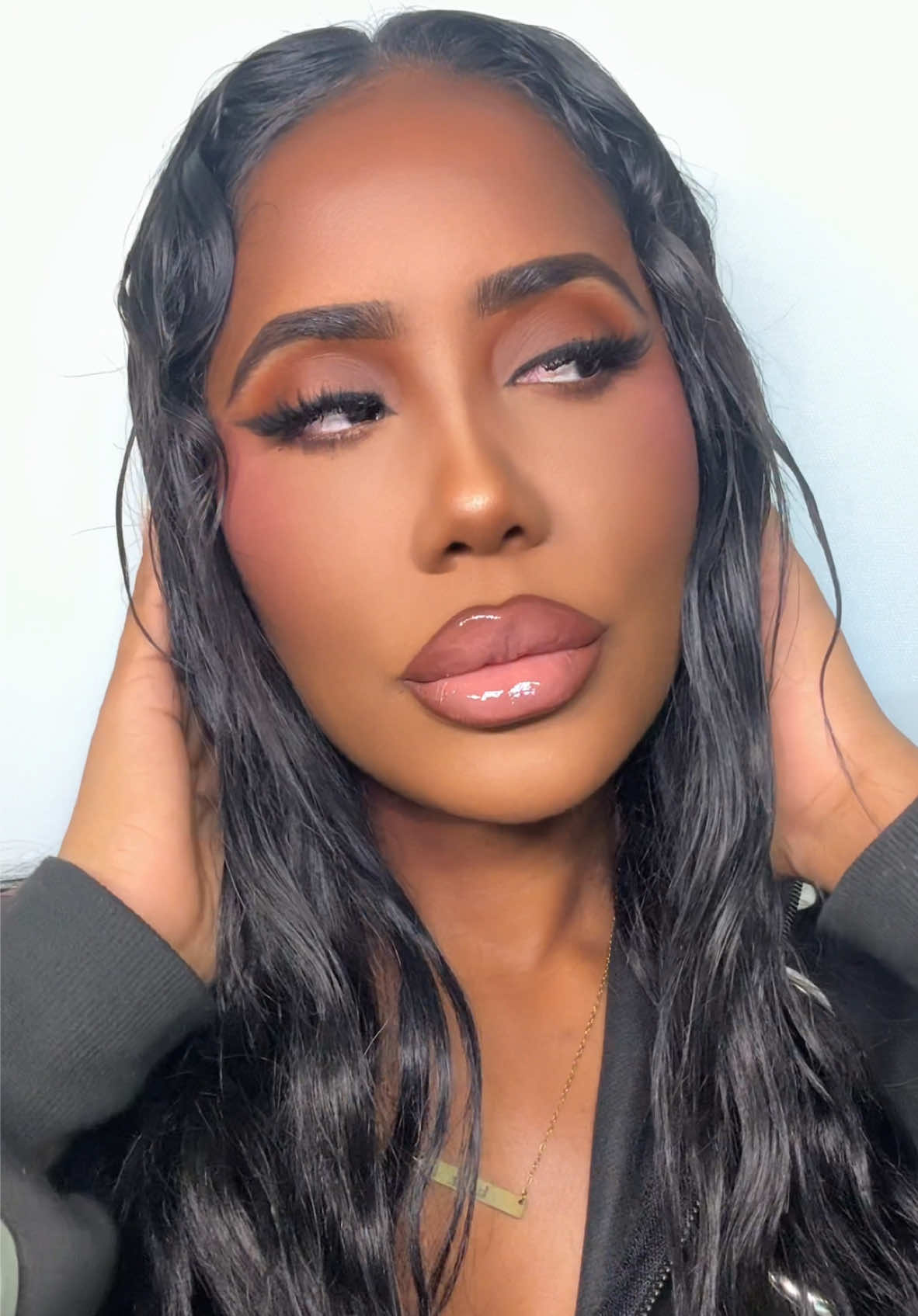 Full glam makeup tutorial using some new goodies! 💗 #fyp #fy #makeup #mua 