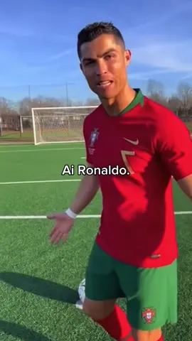 Ai Ronaldo 😂🔥 #ronaldo #footballinterview #footballpodcast #footballbruv #ai 