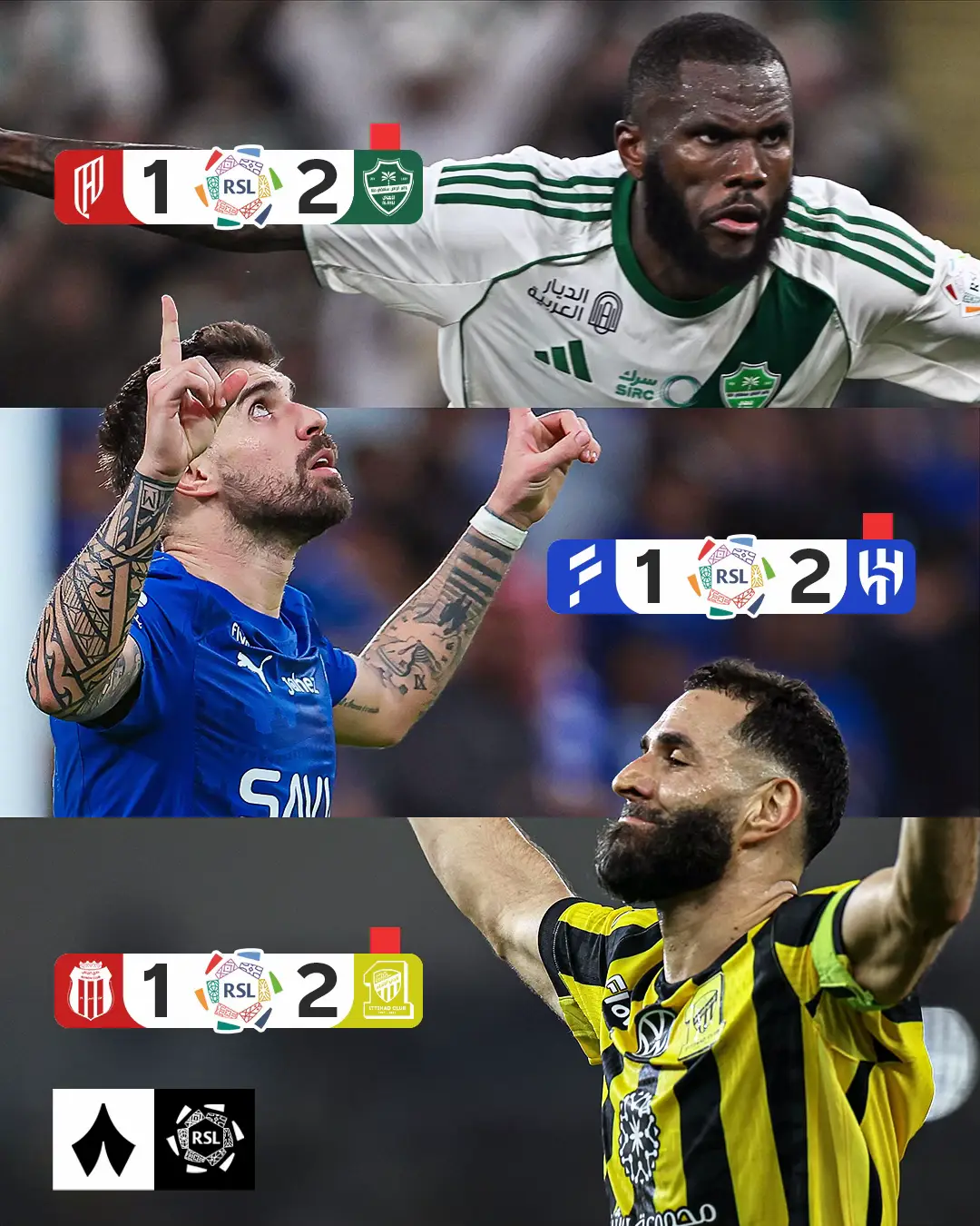 النقص العددي لا يوقِف الكبار عن الانتصار 💪 ‫#دوري_روشن_السعودي