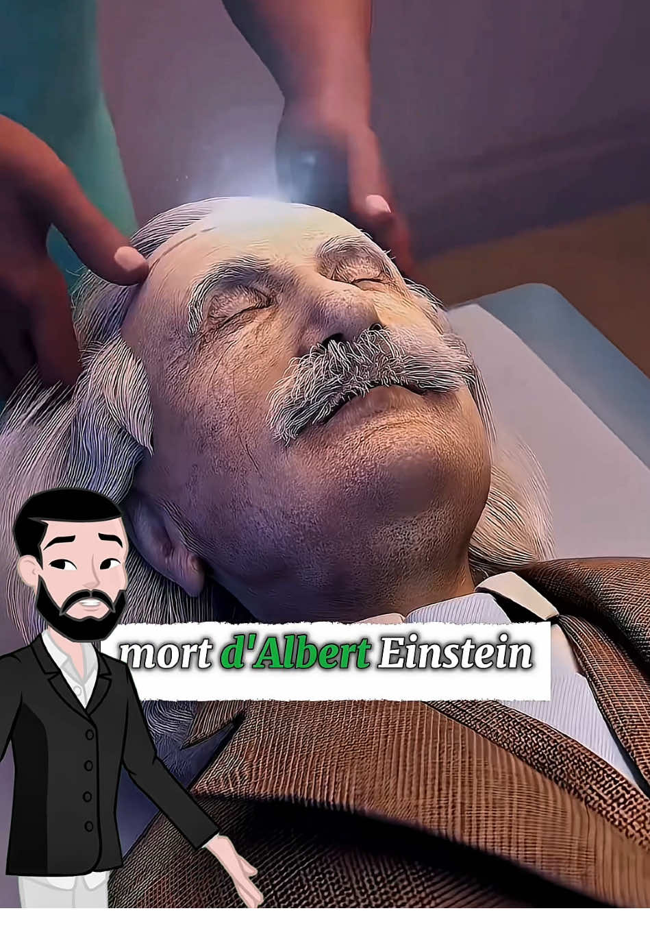 Le cerveau Albert Einstein a été volé et découpé 🧠😱 #Science #animation3d #alberteinstein #experience 
