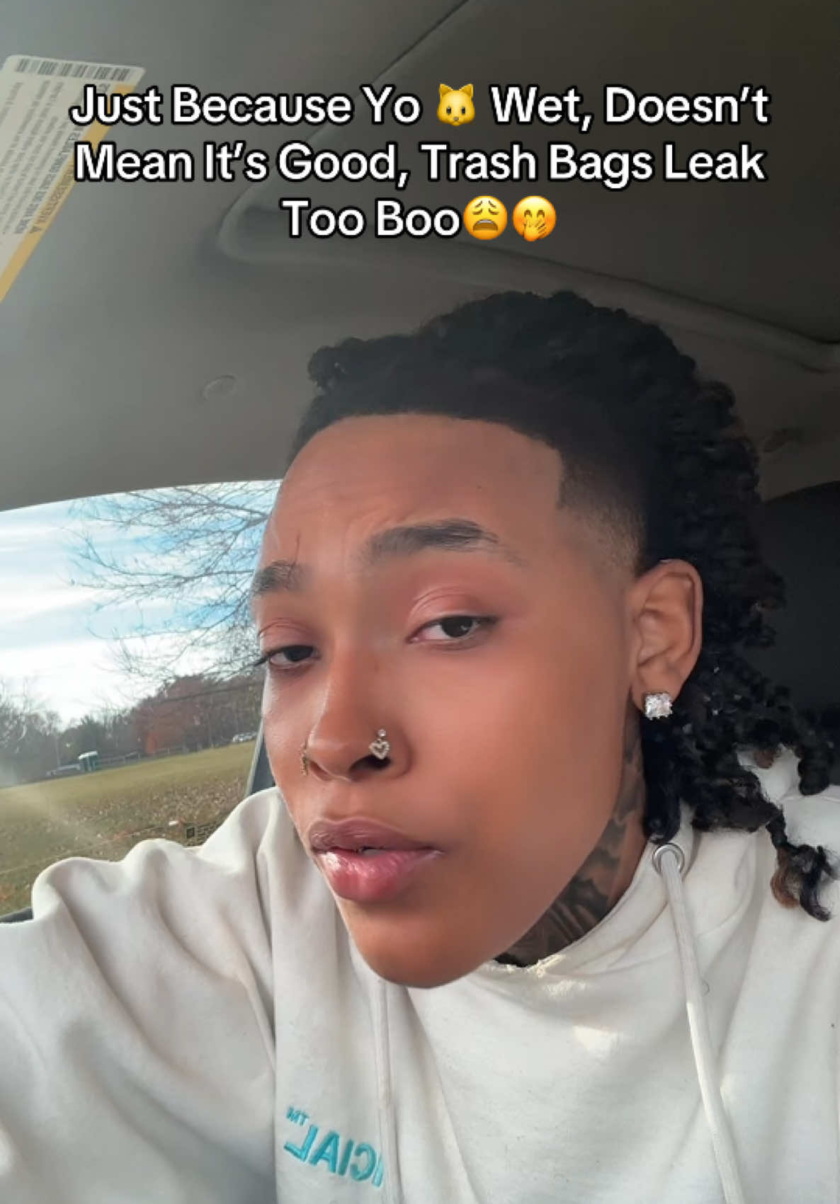 Sorry not sorry 🤷🏽‍♂️ #fyp #trashbag #leaks #cat 