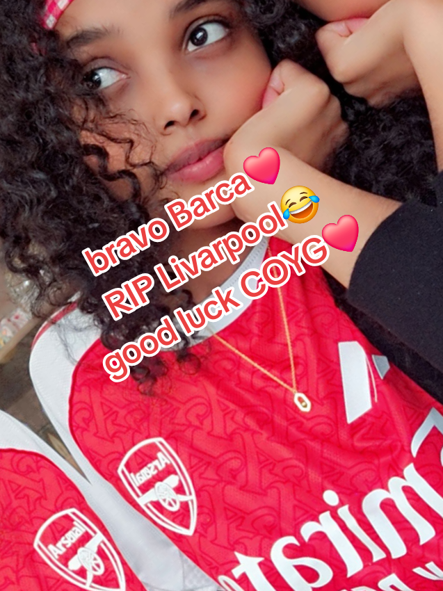 visca el Barca💪    looserpool😂 good luck Gunners❤