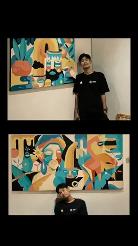 Terkesan lebih sulit dimengerti dibandingkan dengan seni yang menggunakan aliran lainnya, karena tidak berbentuk realistis atau naturalis.  #seniabstrak #kiyo #v60_coffee 