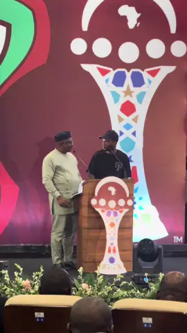 À la présentation du trophée de la CAN Maroc 2025 avec @new world tv. En contact direct avec les légendes africaines du football. @Dr clem's @ZOMINO1️⃣3️⃣ @Izeric Reebob @FOSSISCOTT22🪬👁️📺 @Bebeto Cyrille @AMOS IVRIVRII @Prince El Shaarawy 