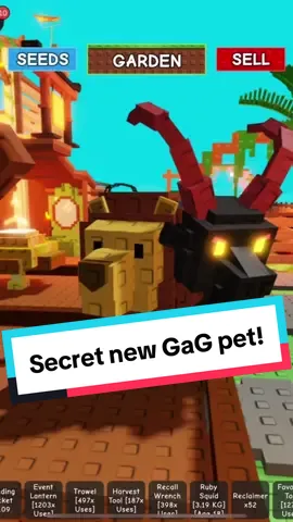 I just created the secret new pet in #growagarden 😇 it seems really good! #chimerapet #jandel #growagardenupdate #robloxfyp 