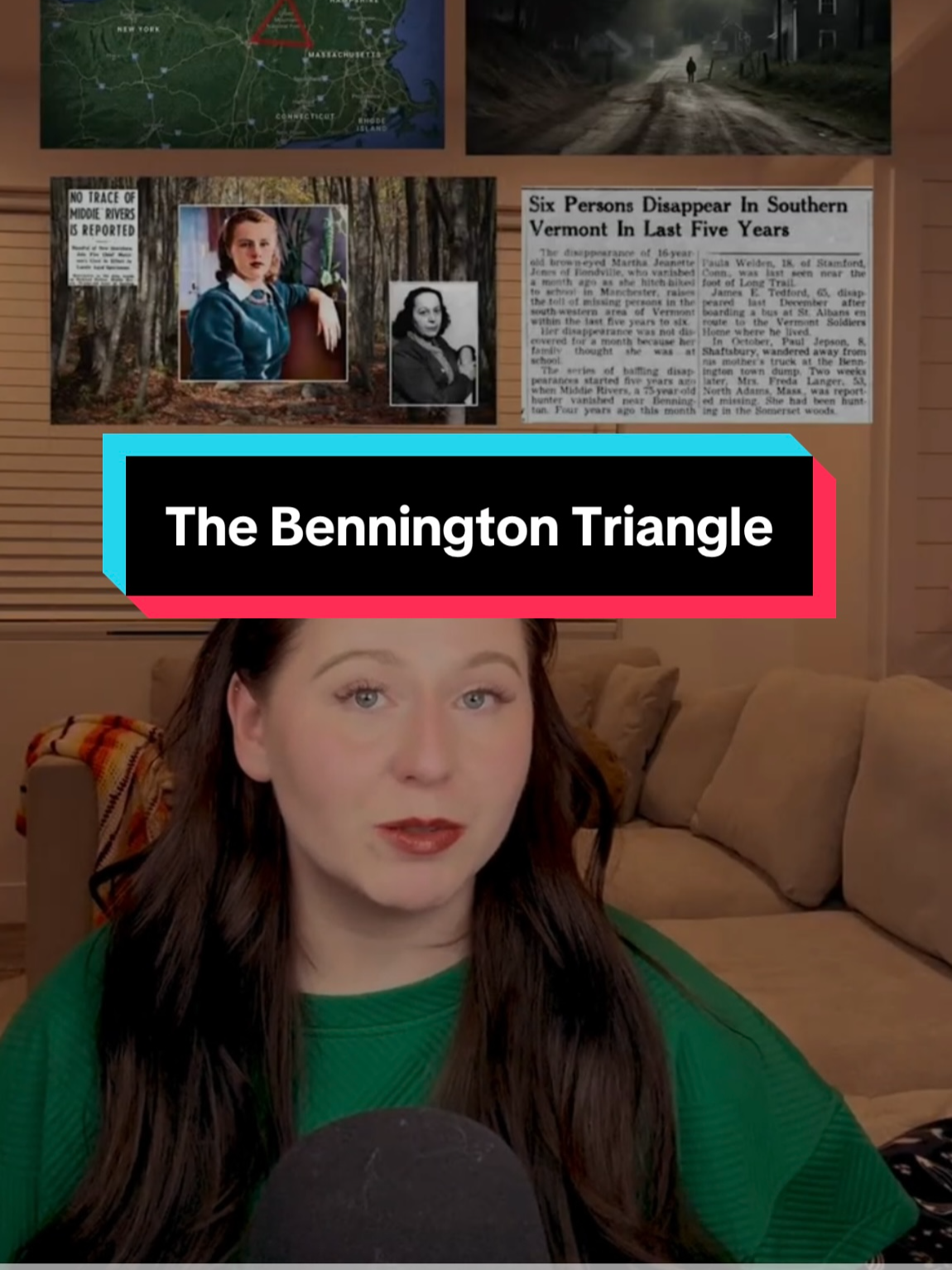 How do 6 people either vanish off the face of the earth or mysterioulsy die - all in one location?? This keeps me up at nighttt #truecrime #truecrimetiktok #truecrimestory #crimetoks #truecrimecommunity #unsolved #unsolvedmysteries #Benningtontriangle #fyp