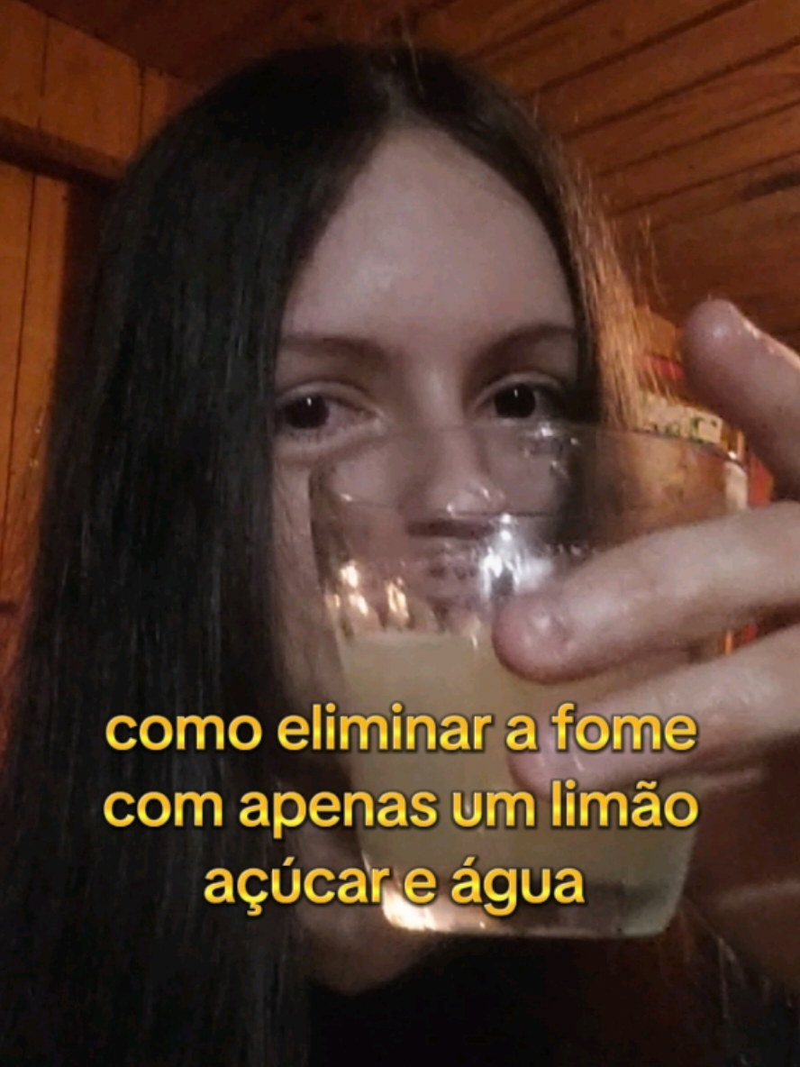 como ELIMINAR A FOME NA HORA com apenas limão açúcar e água #fome 