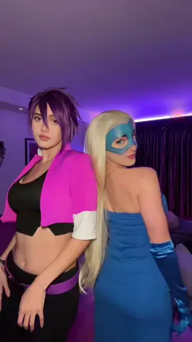 im allowed to switch 🫣  Invisigal: @Drew 🍭🦁  Blonde Blazer: @missbrisolo #dispatch #cosplay #invisigal #blondeblazer #invisiblazer 