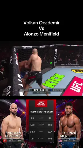 Volkan Oezdemir Vs Alonzo Menifield #fy #mma #UFC #ufcrussia #ufcedit 