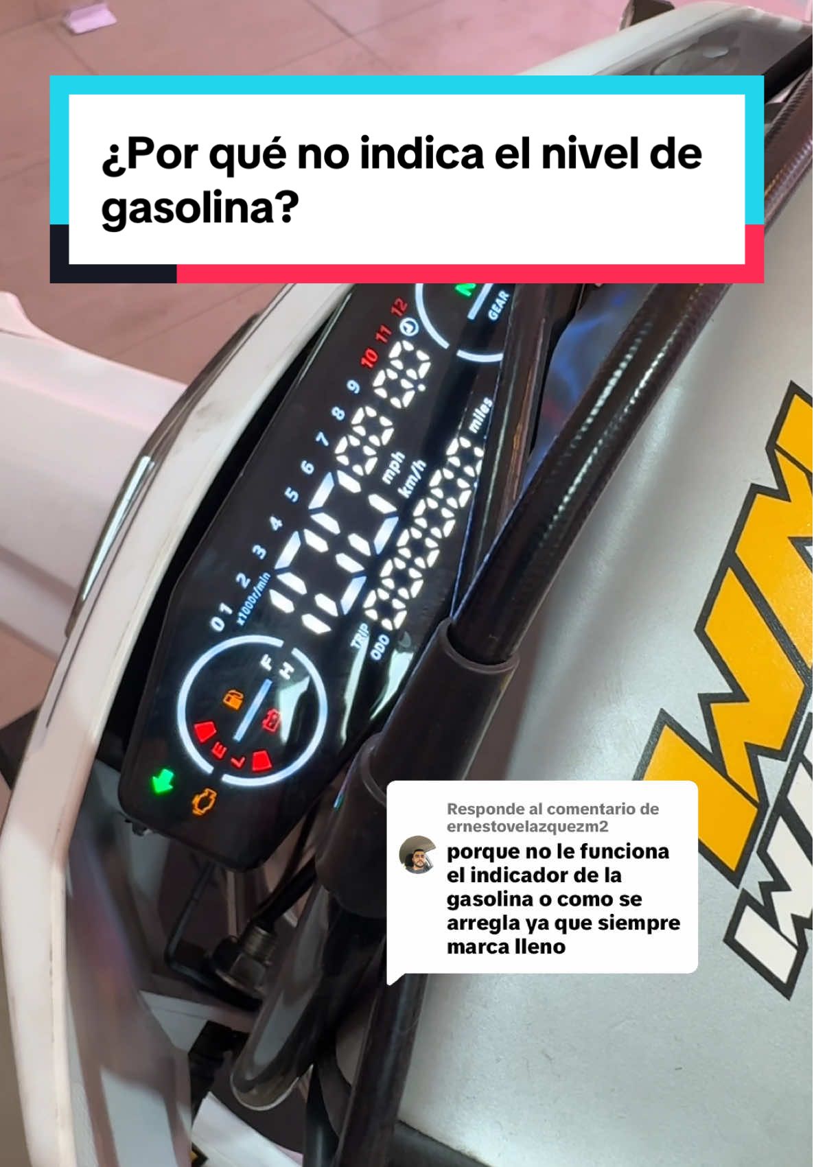 Respuesta a @ernestovelazquezm2  ¿Por qué el tablero de la KB250 no marca la gasolina? #innovandoofertas #WinmeSatélite #kb250 #winmex 