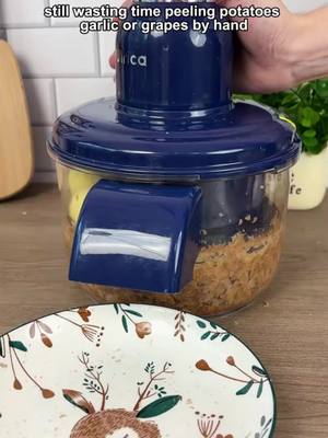 Transparenter elektrischer Obst- und Gemüseschäler