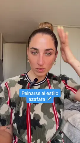 Grwm/ Te enseño a hacer el peinado de azafata ✈️💅 #azafata #peinado #tripulantedecabina #sinescalas #fyp 