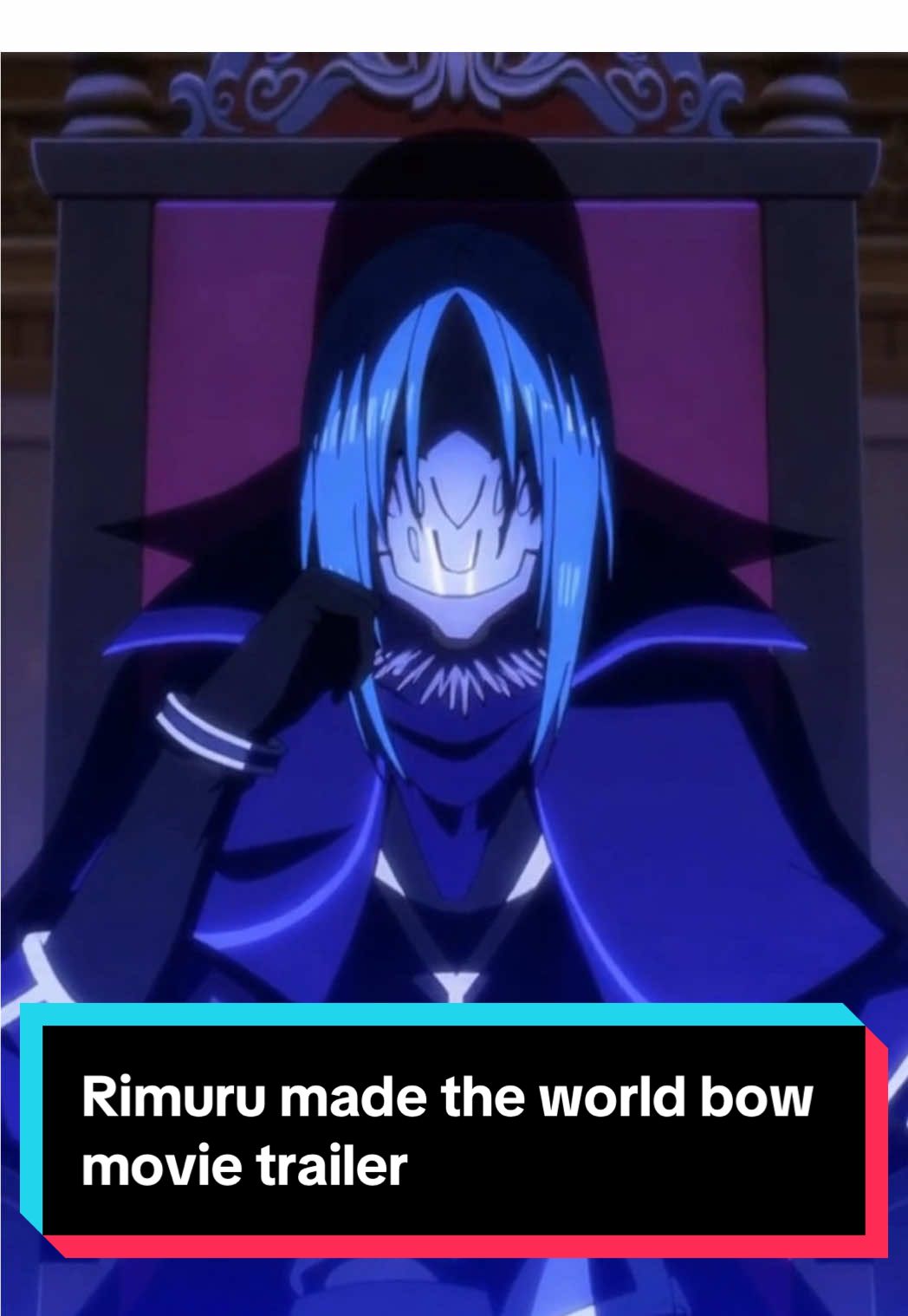 “Rimuru Doesn’t Ask… He Commands.”  #rimuru #trailer #tensura #makethisviral #animeedits 
