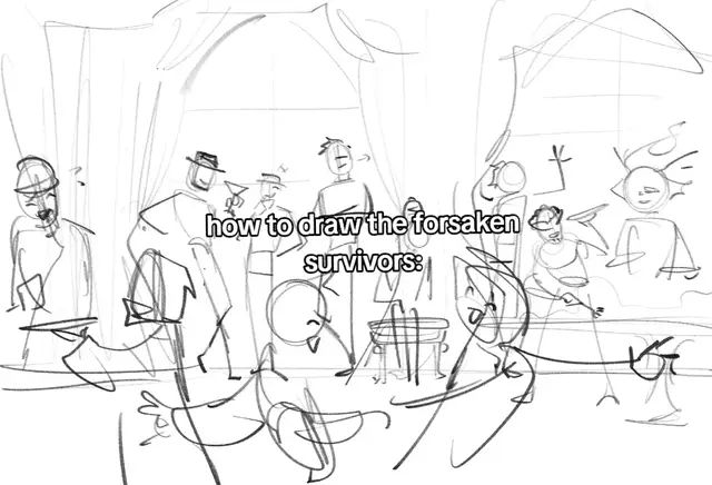 maybe ill get honorable mentions? hopefully? idk man.. . . i hate drawing the canon hairs, im sorry. . #RobloxiaMasquerade #Forsaken #forsaken #artcomp #mumder 