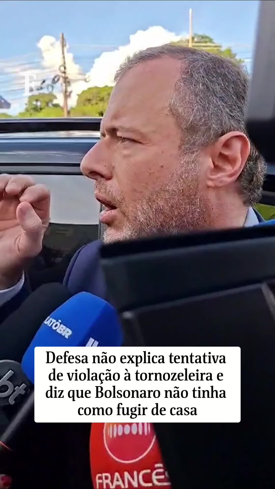 O advogado de Jair Bolsonaro (PL) Paulo Cunha Bueno não explicou a violação à tornozeleira eletrônica do ex-presidente. Mesmo com vídeo e documento do STF (Supremo Tribunal Federal) mostrando as avarias no equipamento, o advogado afirmou que a informação está sendo usada como narrativa para 