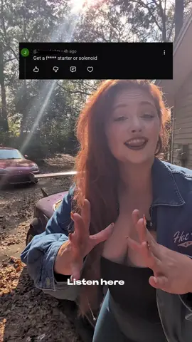 Thank you for coming to my TED Talk #tedtalk #cargirl #projectcar #mechanic #pleasedontmansplain #thankyou 